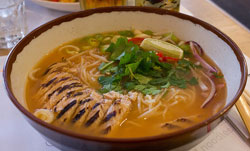 Chilli ramen med kylling fra Wagamama
